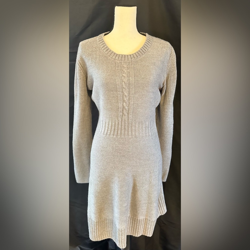 Jessica Simpson Gray Sweater Dress, Size Large